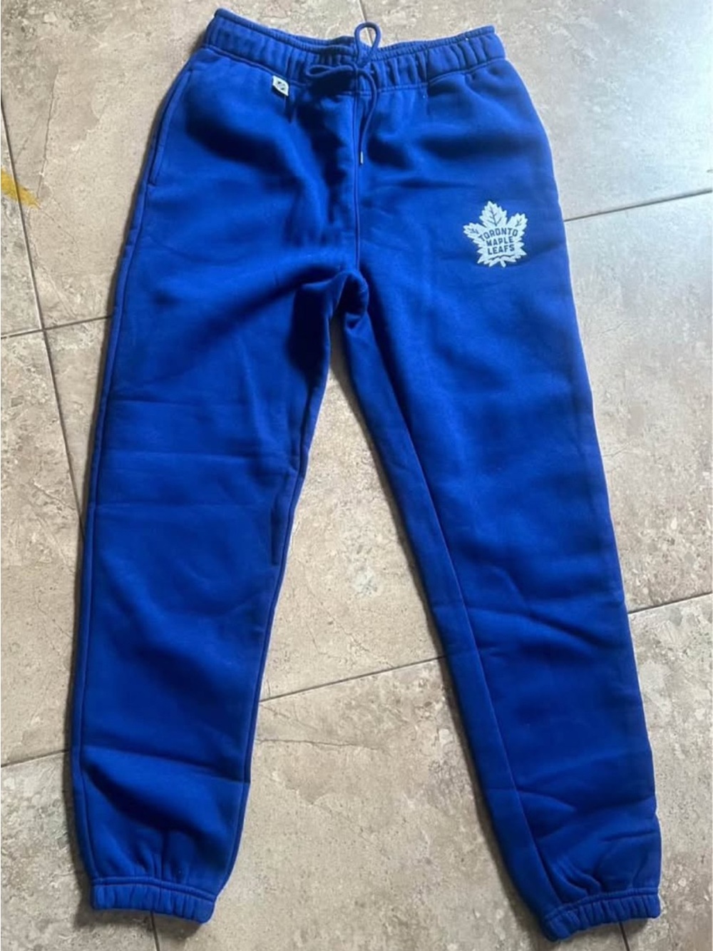 Blue Sweatpants with Toronto Maple Leafs Logo